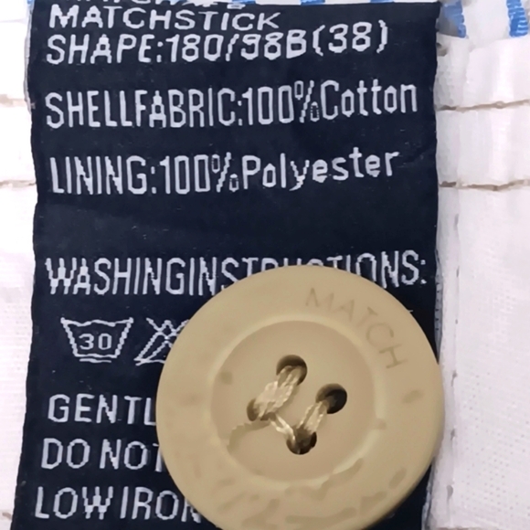 Matchstick Cargo Shorts Zip Closure Plus Size 38x12 Mid Rise Tan - Picture 4 of 7